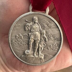 Flora Luzern Silver William Tell Swiss Shooting Medal